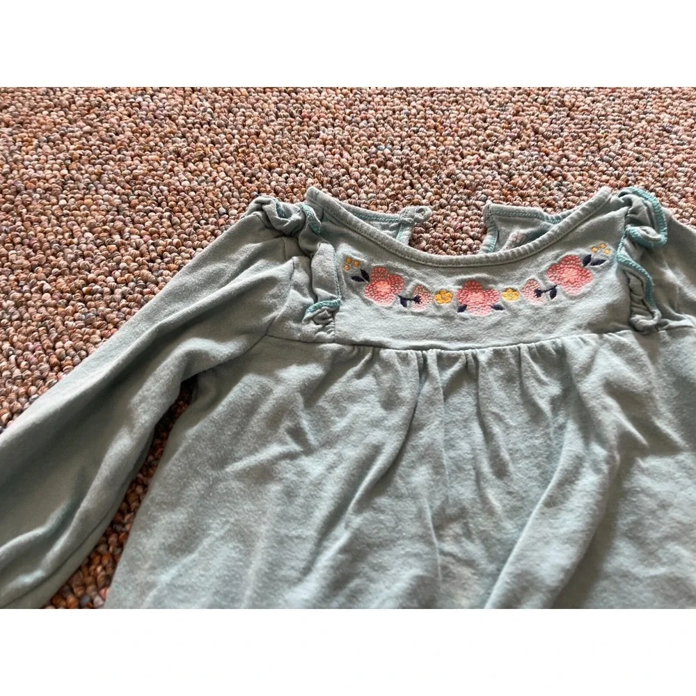 Carter's Child of Mine Blue & Pink Flower Top 18M